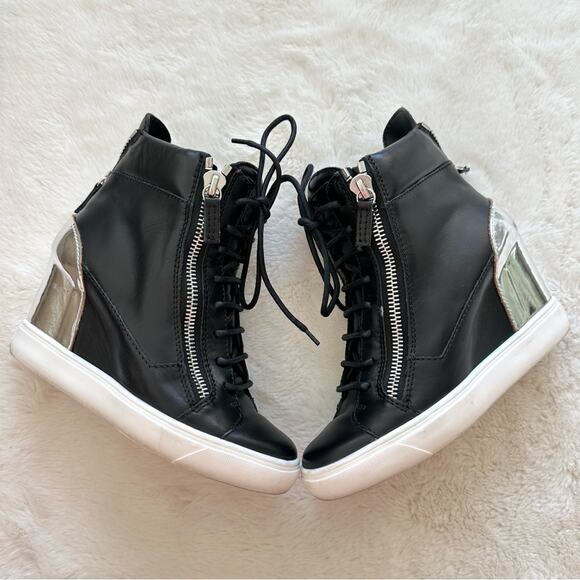 Giuseppe Zanotti women platform boots size 37.5 EU Authentic - Picture 1 of 6